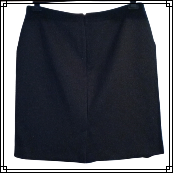 Adrienne Vittadini Retro Style Black Textured Mini Pencil Skirt Size XLarge - Picture 5 of 8
